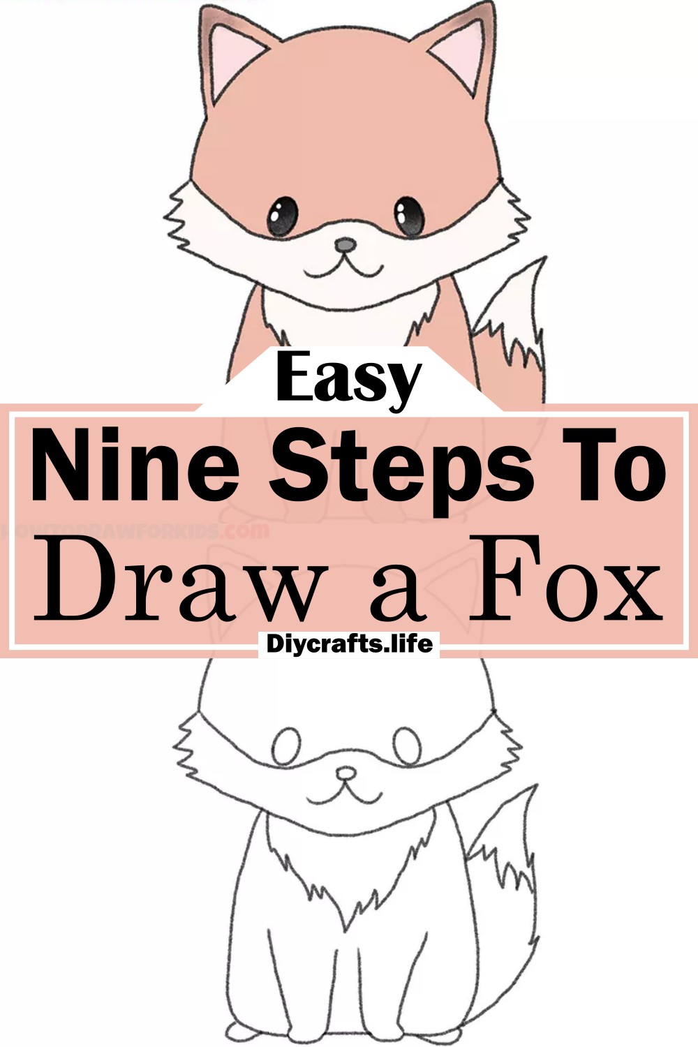 Nine Steps to Draw a Fox
