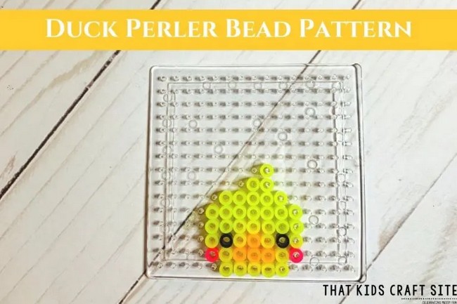 Perler Bead Duck Pattern