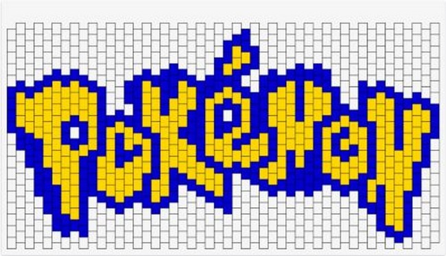 Pokemon Logo Bead Pattern