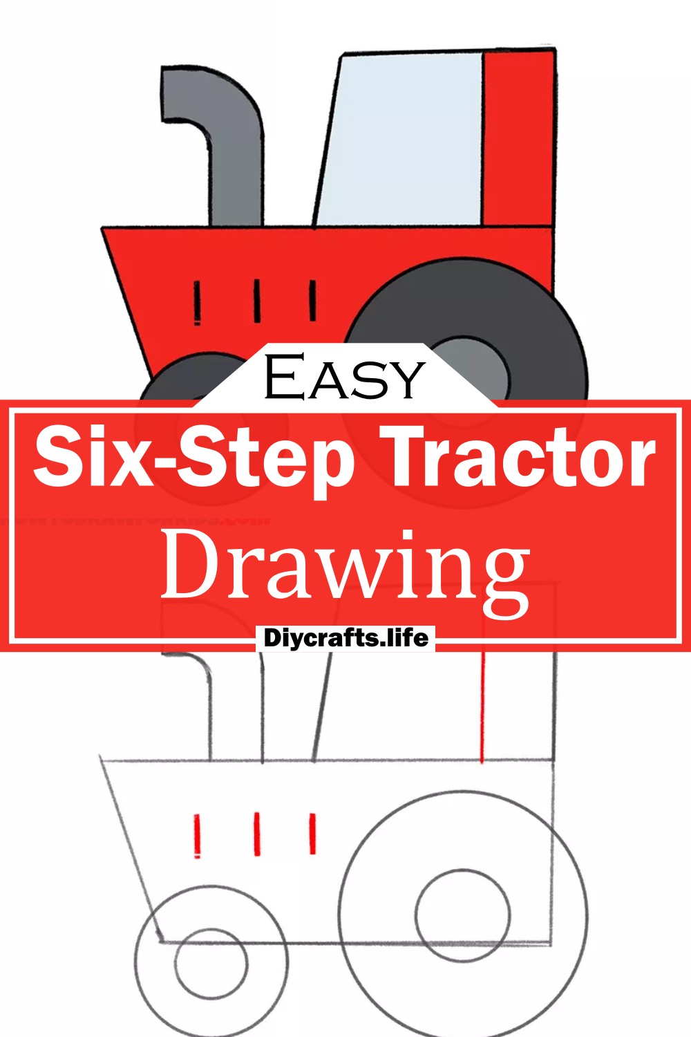Six-Step Tractor Drawing