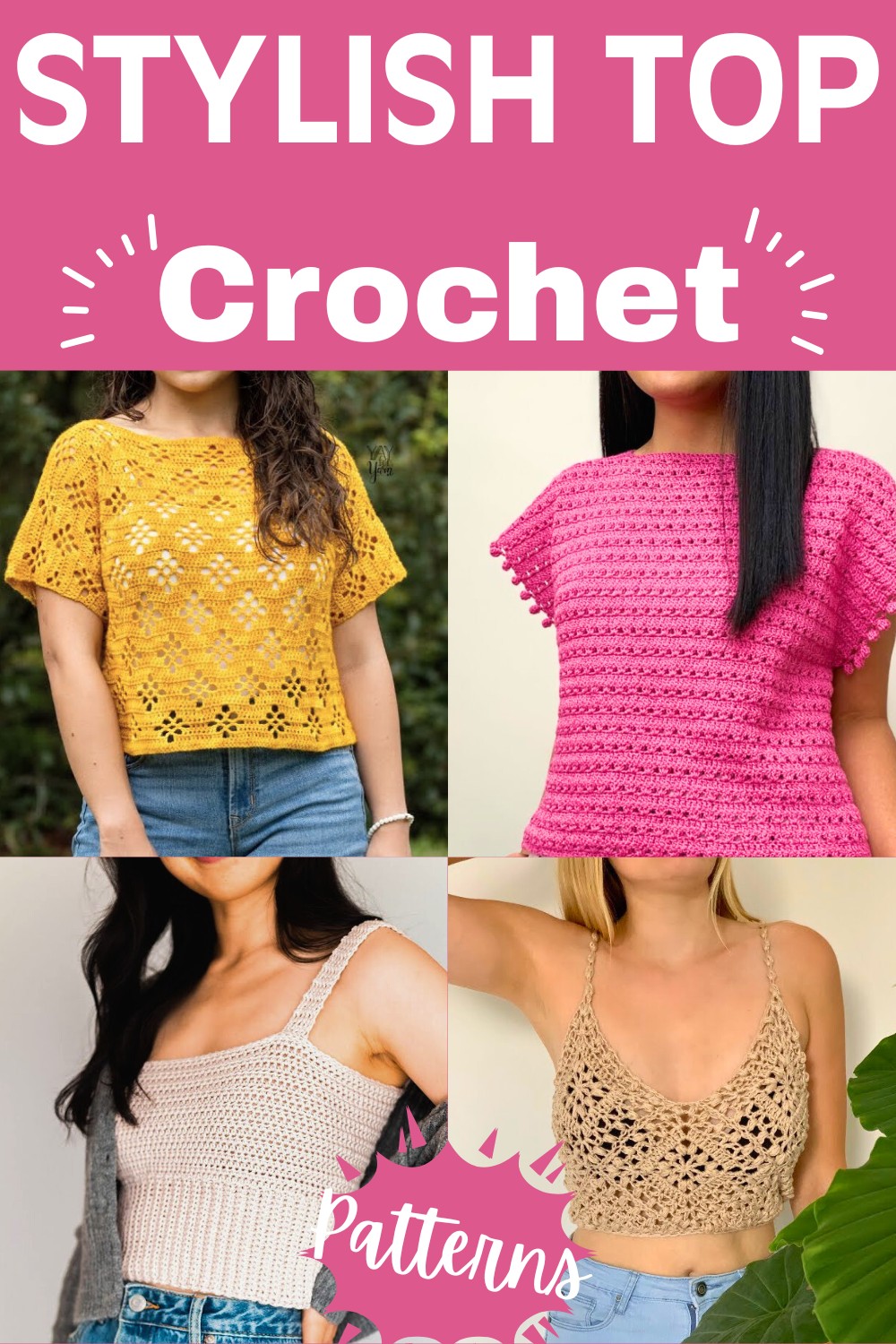 65 Free Crochet Top Patterns For Summer