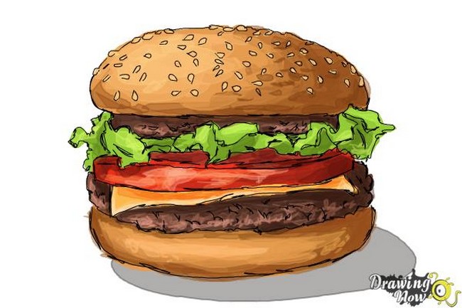 Beast How To Draw A Burger