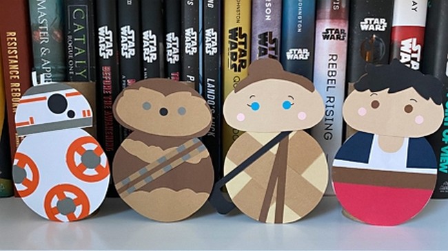 Cute Star Wars Roll Out Crafts