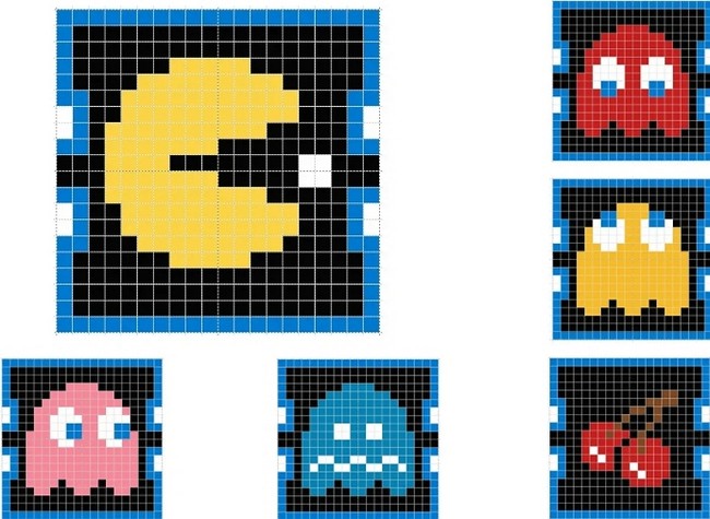 DIY Pac-Man Perler Beads Coasters