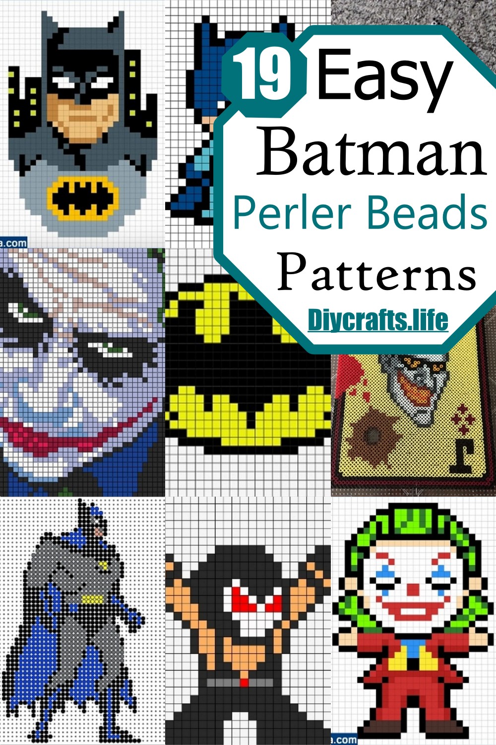 Easy Batman Perler Beads Patterns