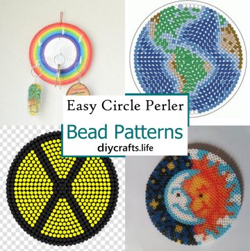 Easy Circle Perler Bead Patterns 1
