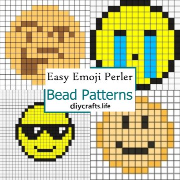 Easy Emoji Perler Bead Patterns 1