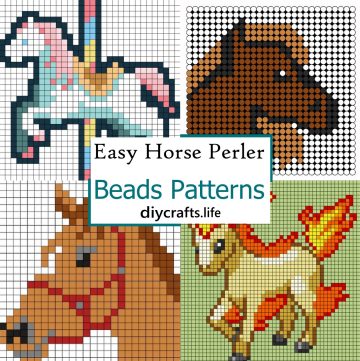 Easy Horse Perler Bead Patterns 1
