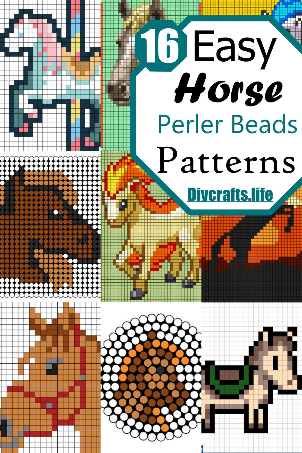 Easy Horse Perler Bead Patterns