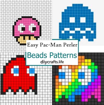 Easy Pac-Man Perler Beads Patterns 1