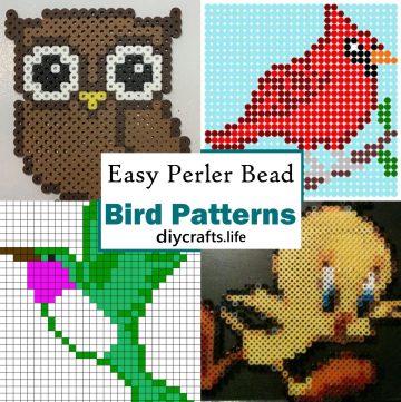 Easy Perler Bead Bird Patterns 1