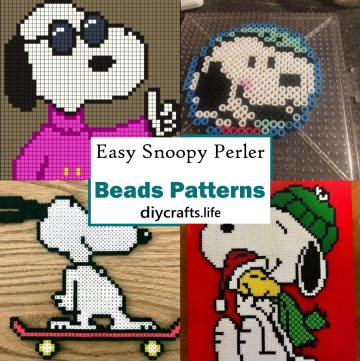 Easy Snoopy Perler Beads Patterns 1