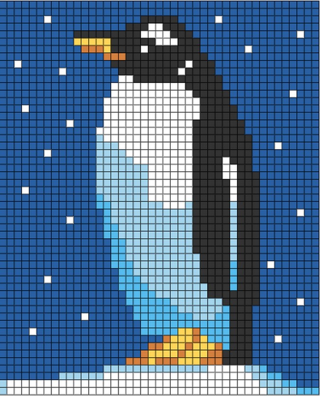 Emperor Penguin in Antarctica Design