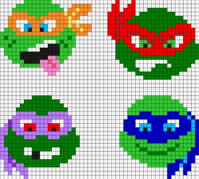 Faces Of The Tmnt