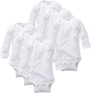 Gerber Baby 3 or 6-Pack Long Sleeve Bodysuits