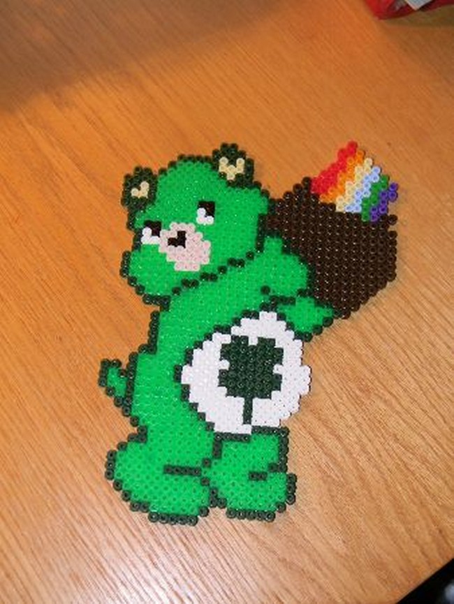 Good Luck Bear With A Pot Of Rainbow