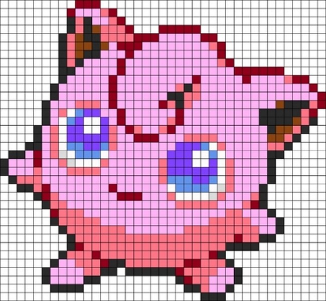 AQ-S17 - Pokemon 1  Aqua beads, Perler beads designs, Perler bead patterns