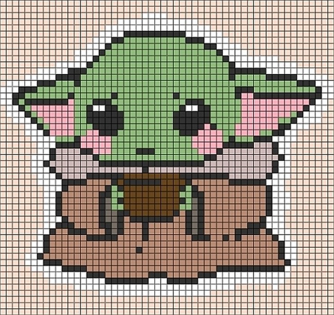 Kawaii Baby Yoda And His Soup