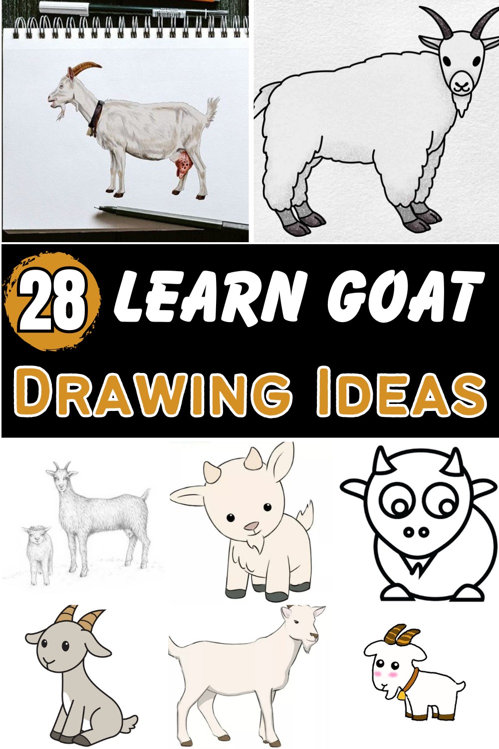 Learn Goat Drawing Ideas