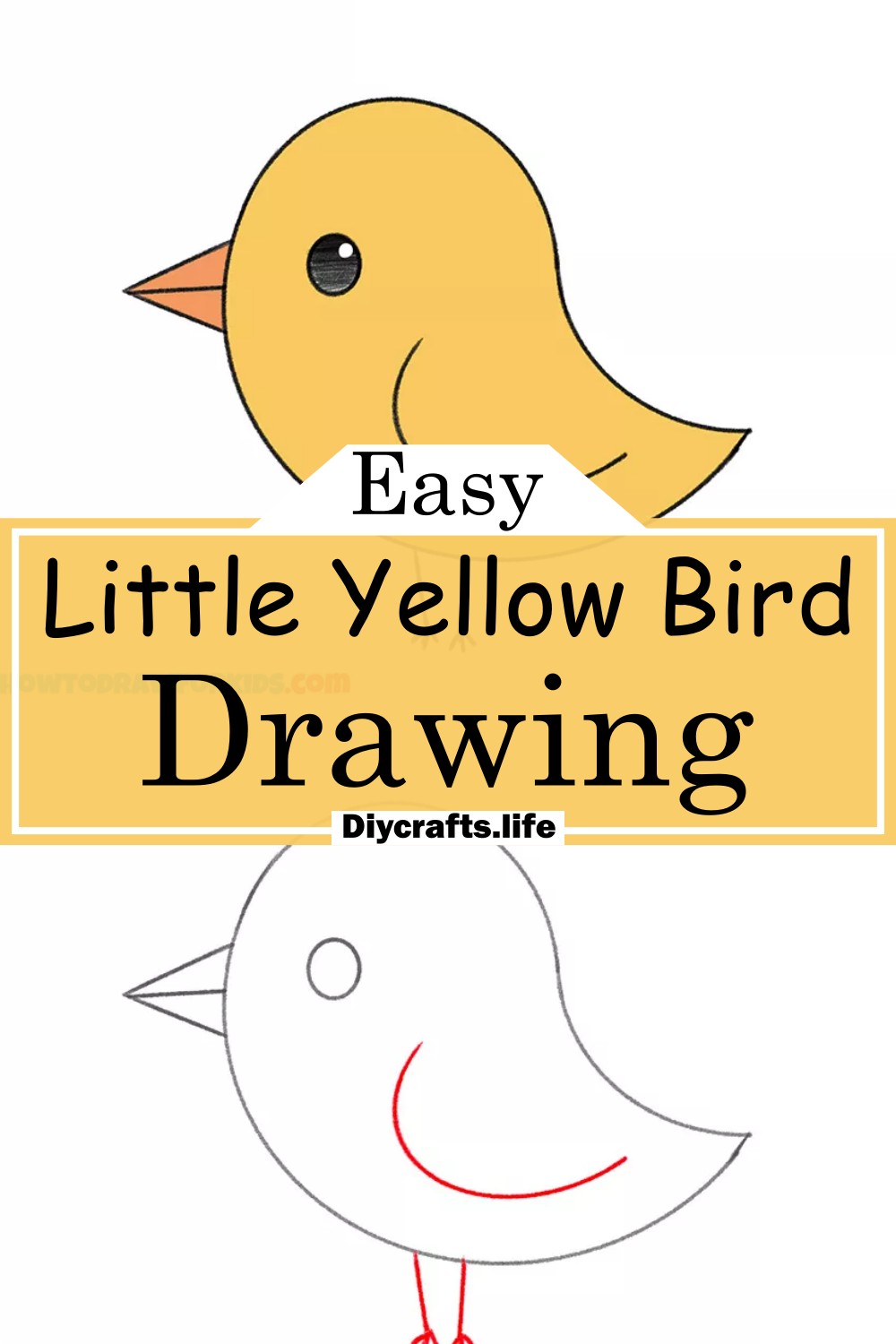 Little Yellow Bird Drawing