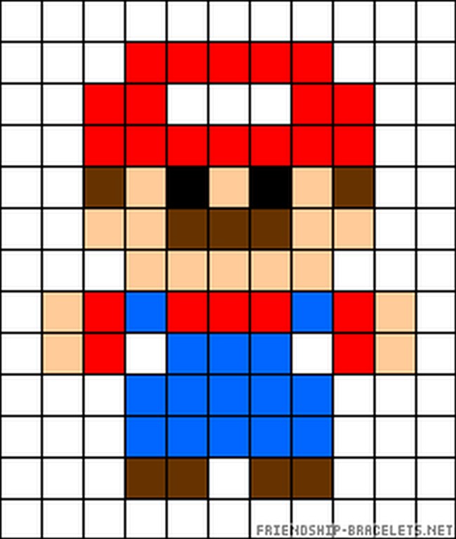 Mario Pattern For Toddlers