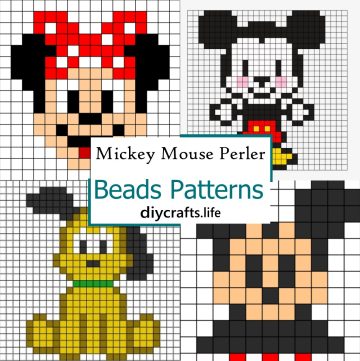 Mickey Mouse Perler Beads Patterns 1