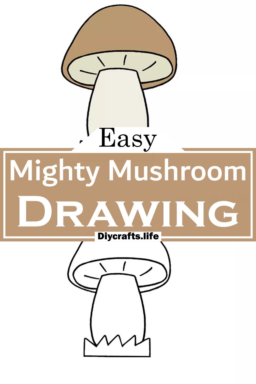 Mighty Mushroom Drawing
