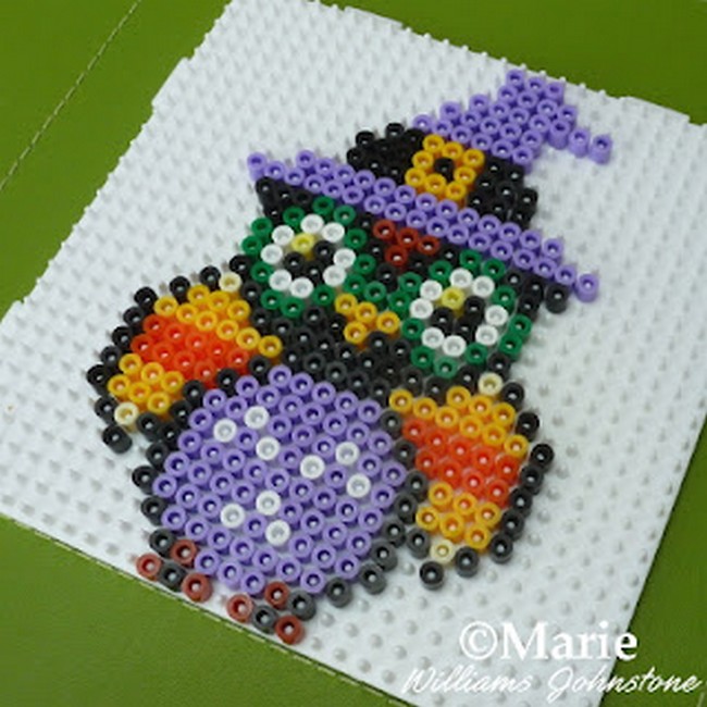 Owl Perler Bead Activity For Halloween