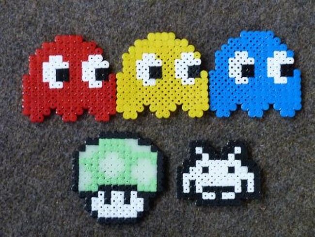 Pac Man Ghosts Beads