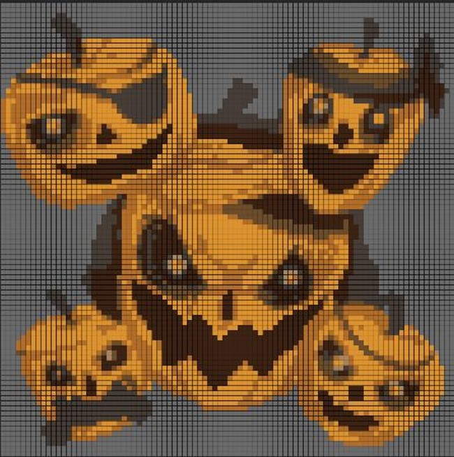 Pirate Pumpkins Pattern