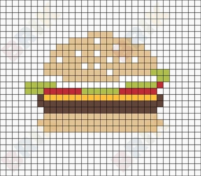 Simple Hamburger Pattern