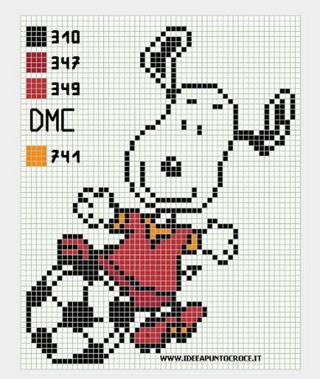 Snoopy Playing Soccer