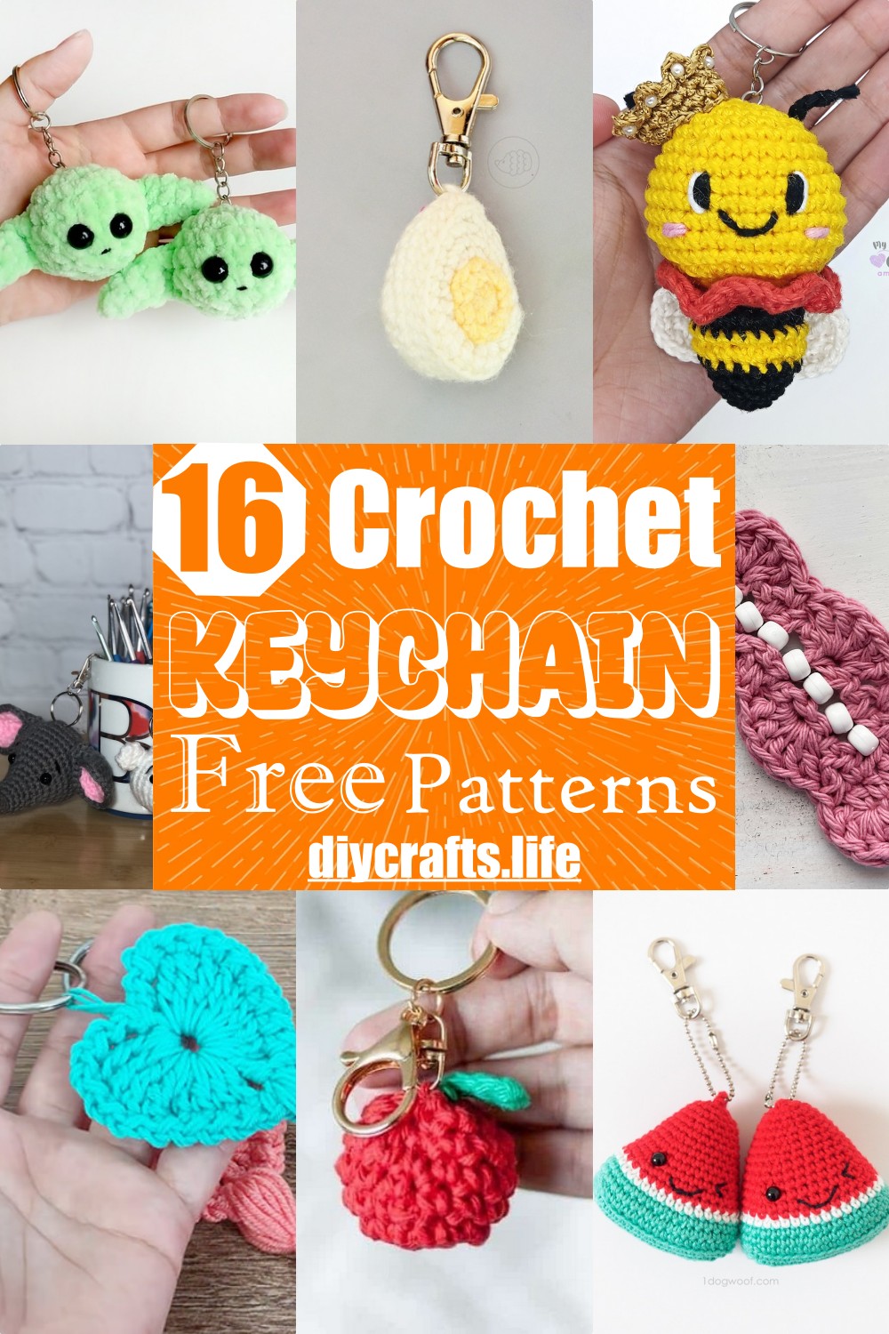 Crochet Keychain Patterns 1