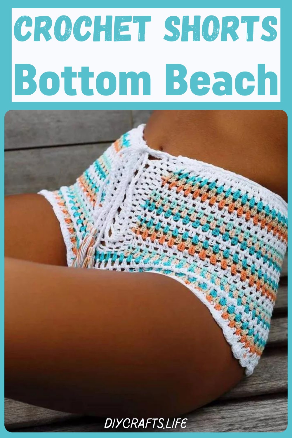 Crochet Shorts Bottom Beach