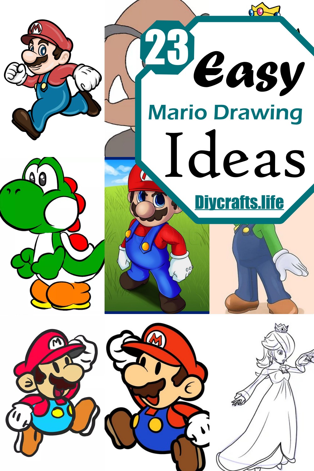 Easy Mario Drawings