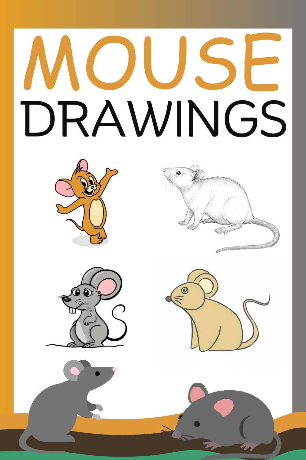 Easy Mouse Drawings