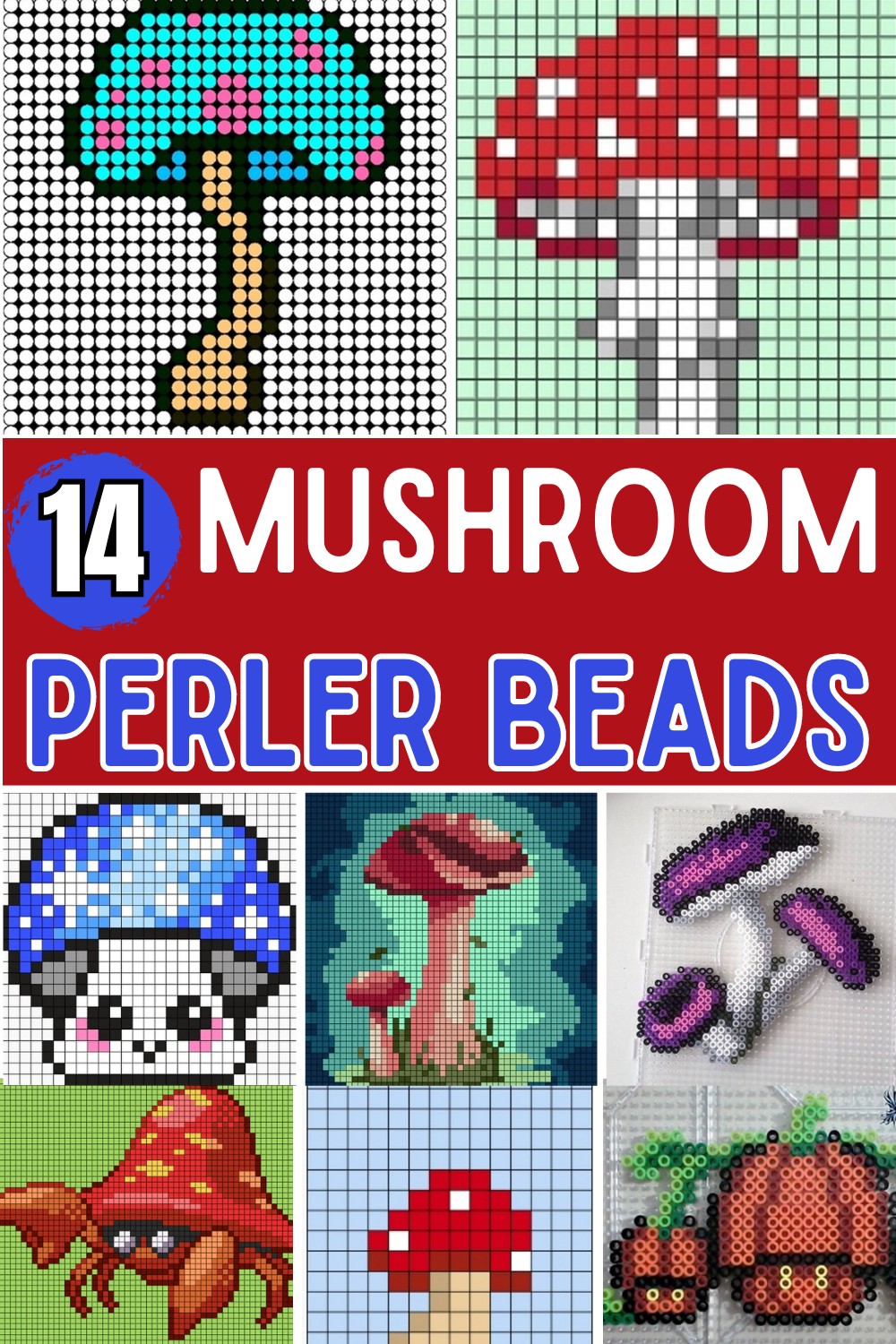 Mushroom Perler Bead Patterns