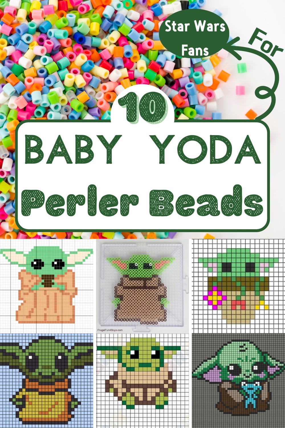 10 Baby Yoda Perler Beads For Star Wars Fans