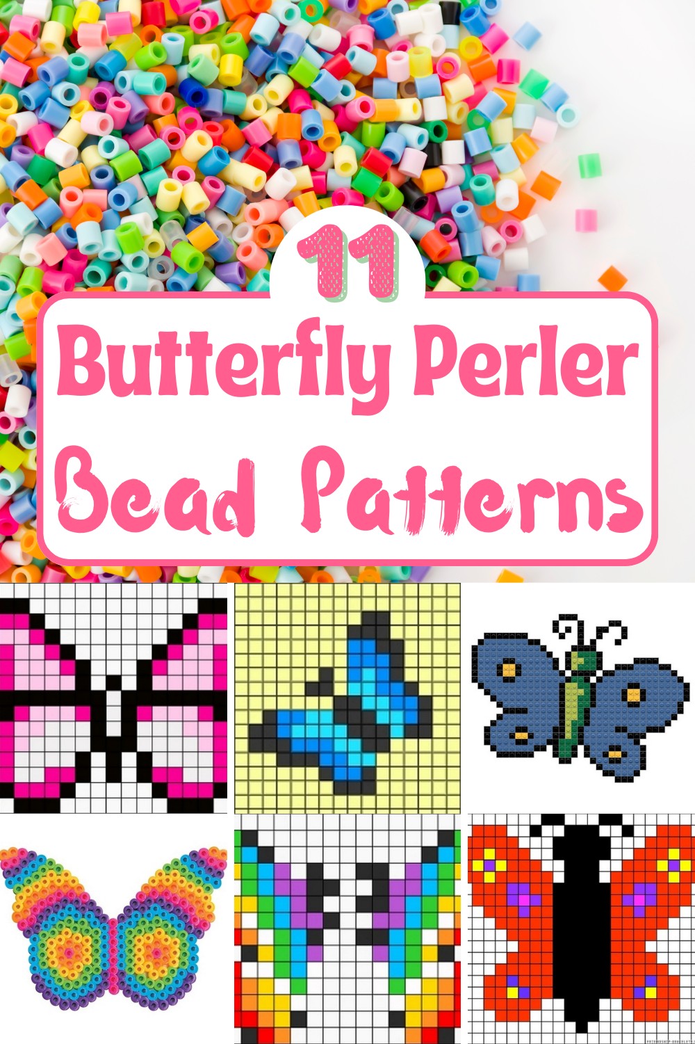 Butterfly Perler Beads Patterns Free