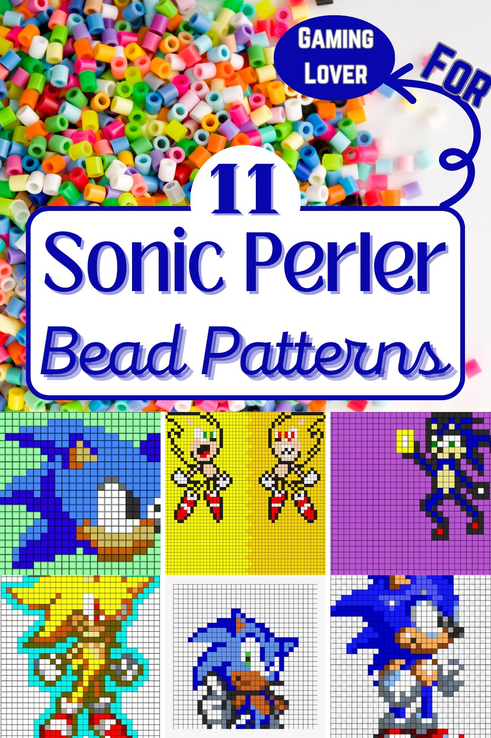 11 Sonic Perler Beads For Gaming Enthusiasts