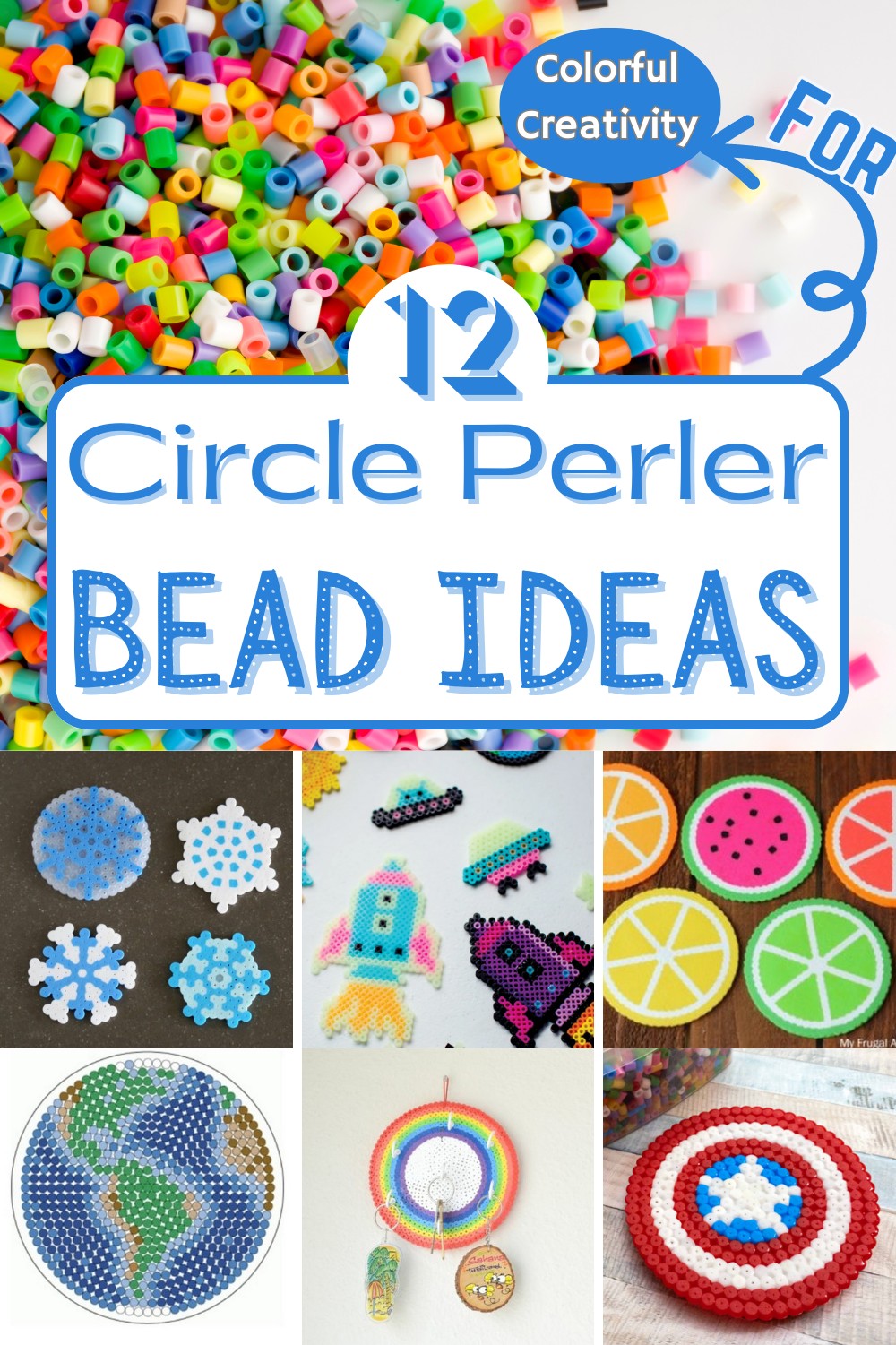 12 Circle Perler Bead Ideas For Colorful Creativity