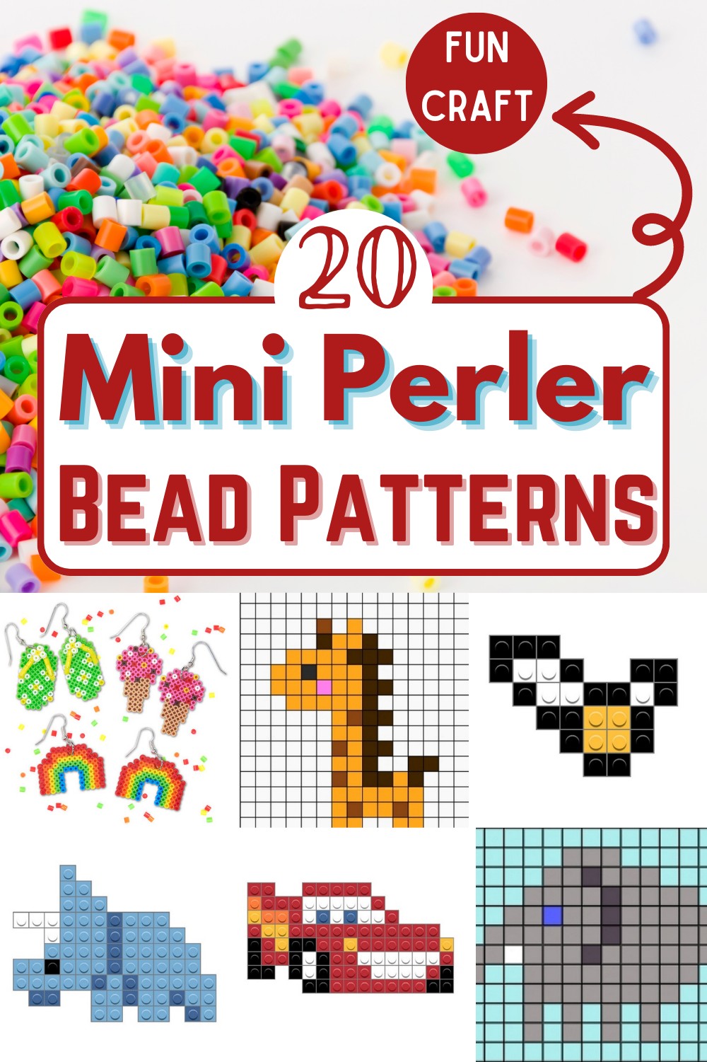 20 Mini Perler Bead Patterns For Fun Crafting