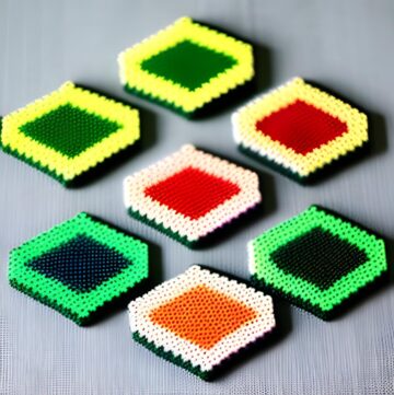 Hexagon Perler Bead Patterns