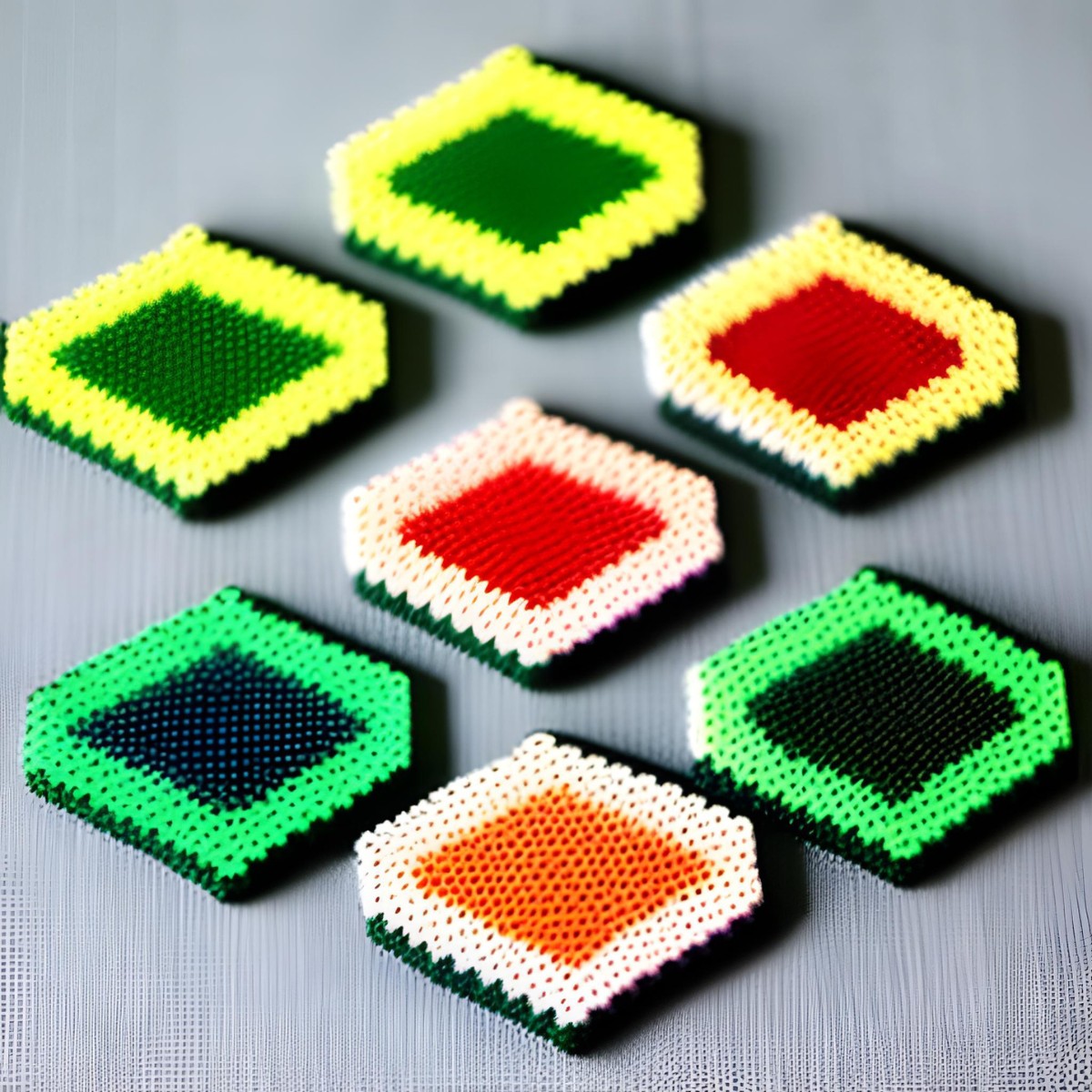 10 Hexagon Perler Bead Patterns That Brings Creativity - DIY Crafts