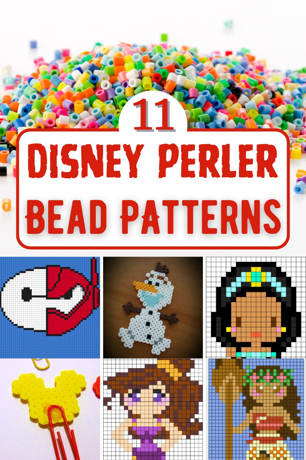 11 Disney Perler Bead Ideas In Various Characters - DIY Crafts