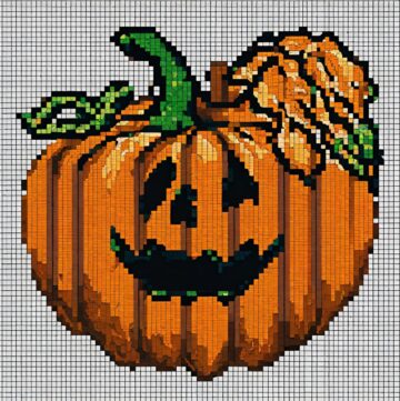 11 Pumpkin Perler Bead Patterns For Halloween