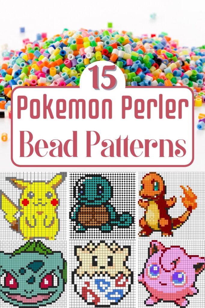 15 Easy Pokemon Perler Bead Patterns Free - DIY Crafts