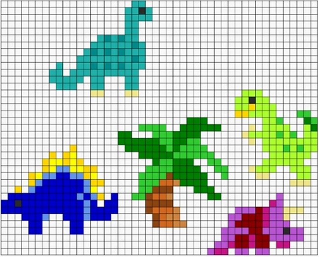 Dinosaur Playset Pattern