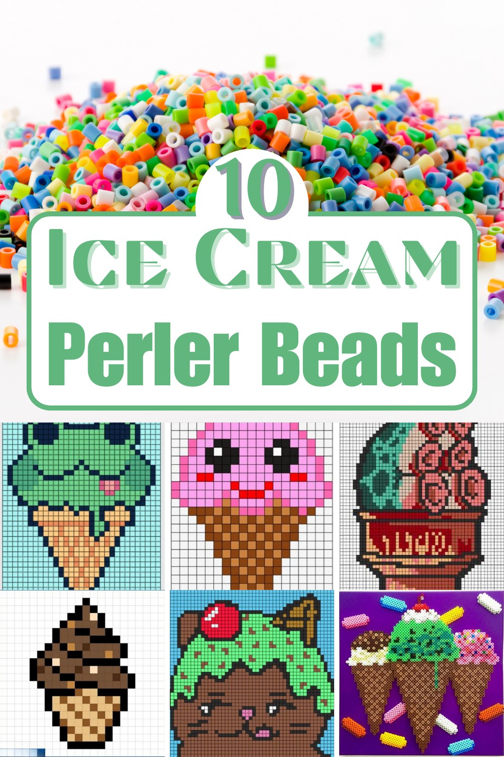 Ice Cream Perler Beads Patterns