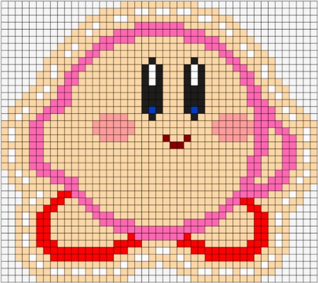Kirby Perler Beads Easy
